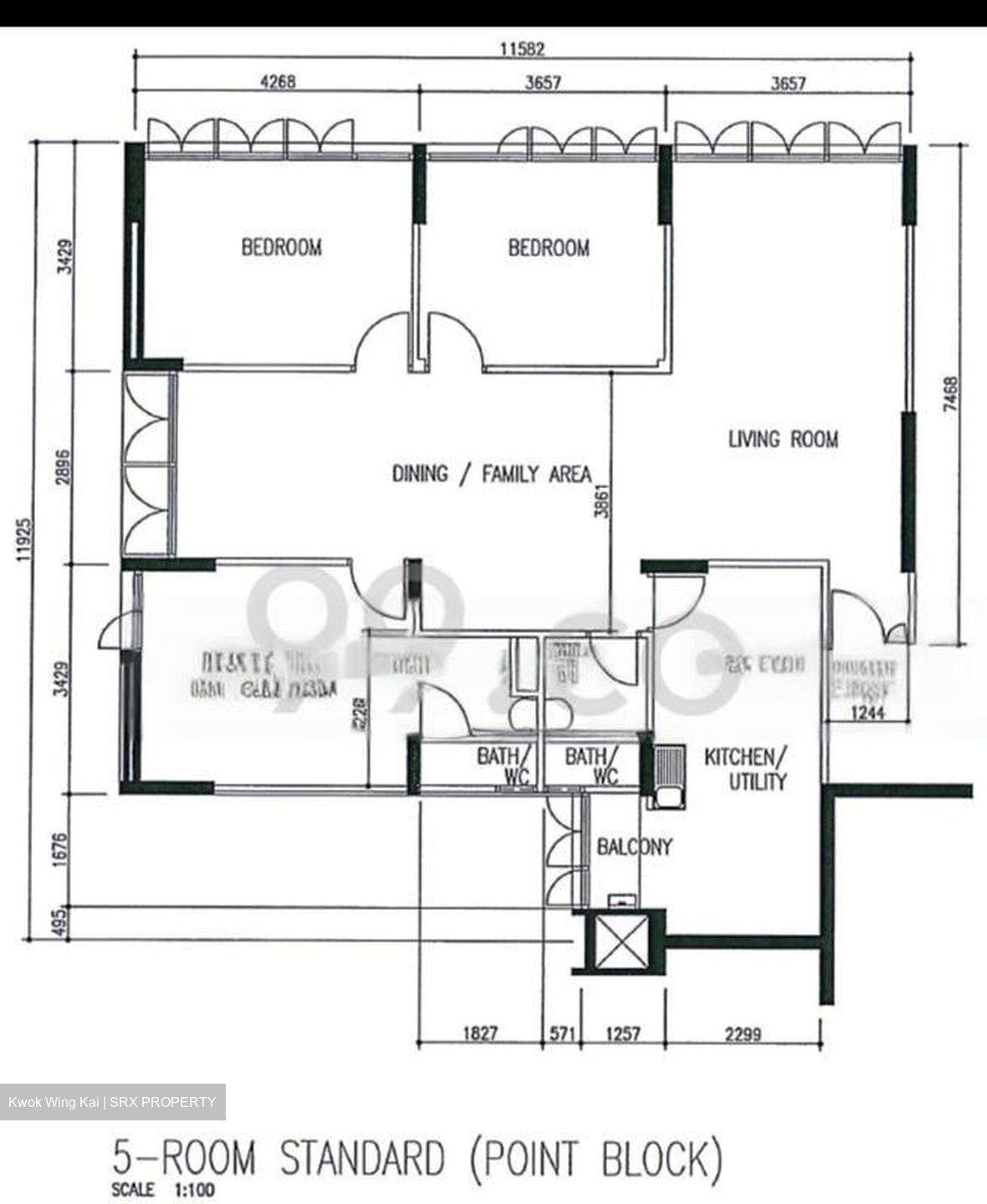 Blk 357 Clementi Avenue 2 (Clementi), HDB 5 Rooms #457381121